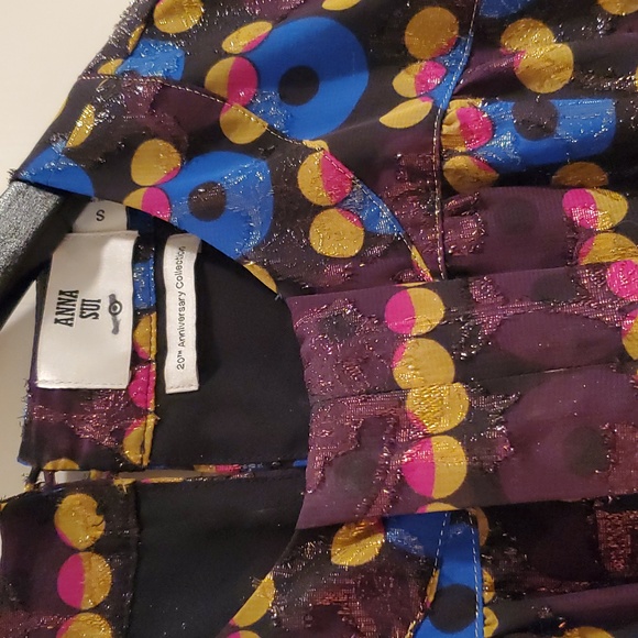 NWT Anna Sui Fully Lined Dress - Picture 4 of 9